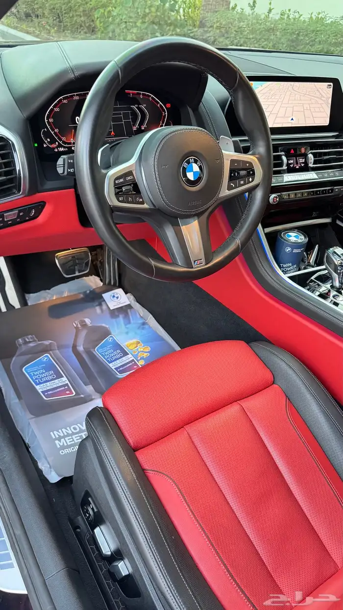 BMW 840i شبه وكاله على الضمان والصيانات المجانيه 30