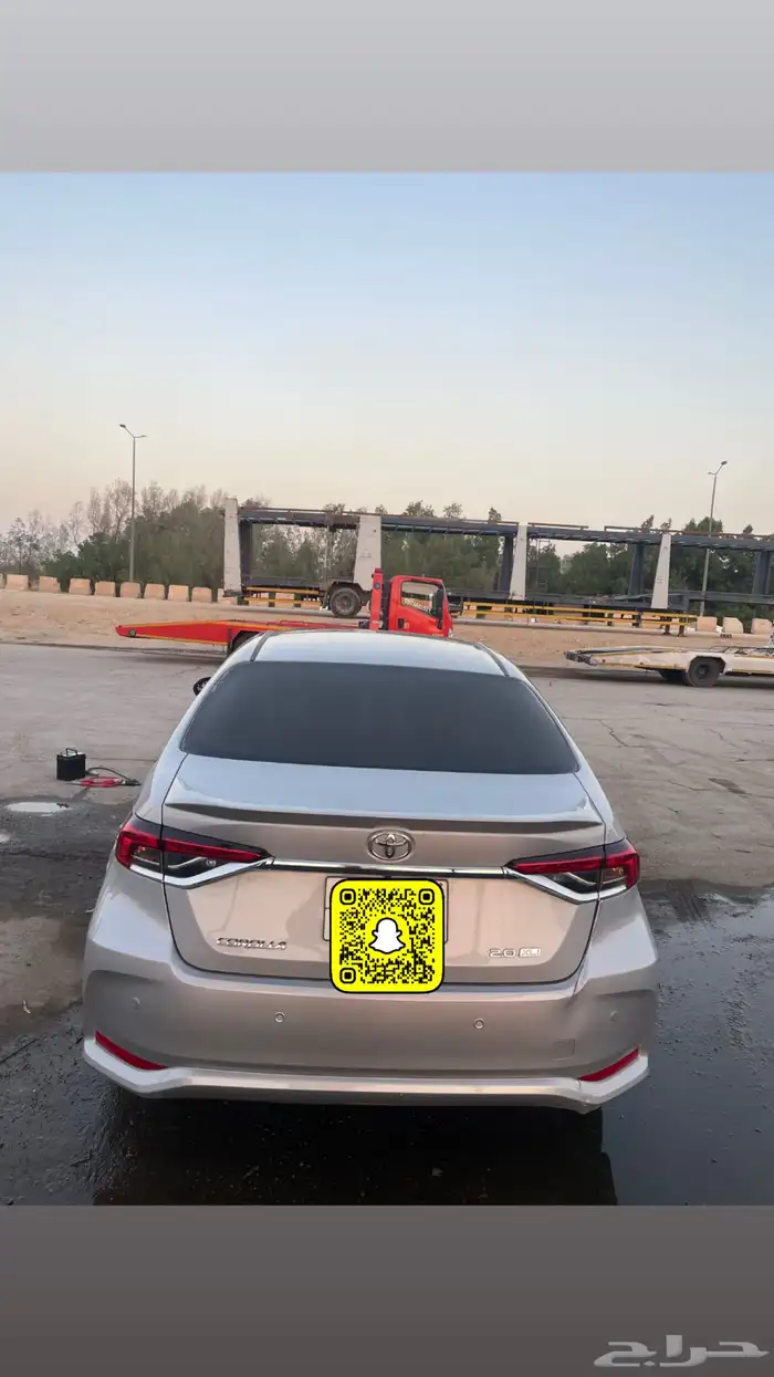 تويوتا كورولا فل كامل مصدوم 9