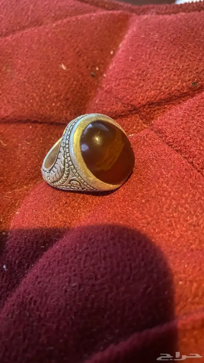 خاتم عقيق اصلي 1