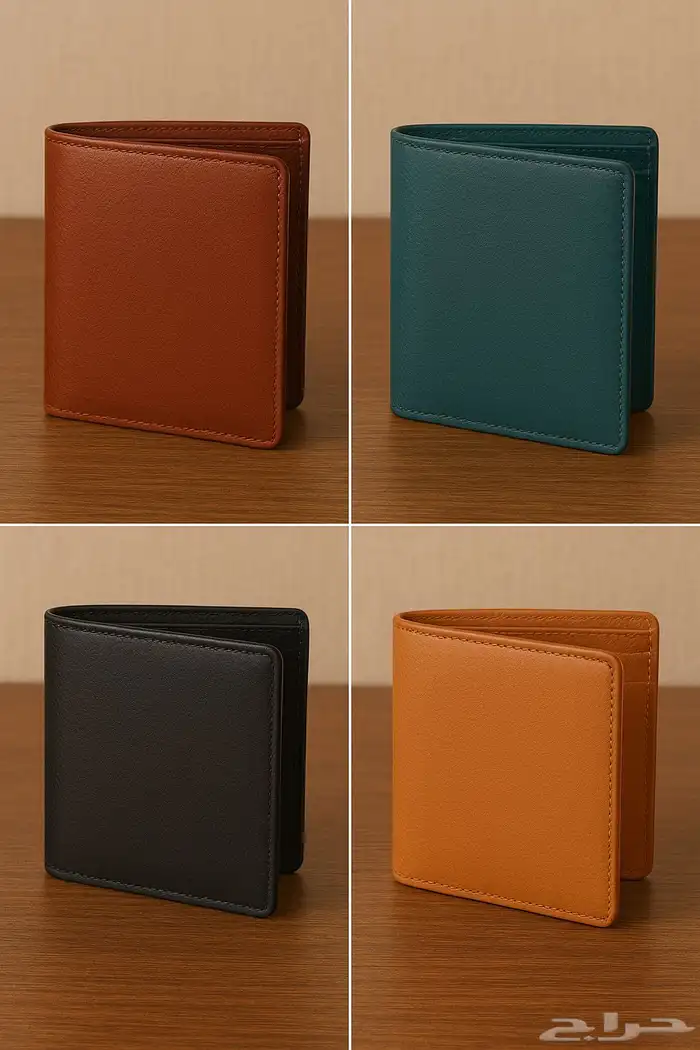 محافظ جلد طبيعي فاخرة   جودة ممتازة وسعر مميز 1