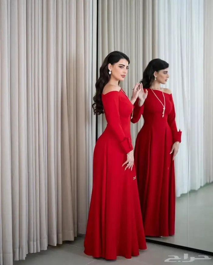 فستان سهره أحمر 2