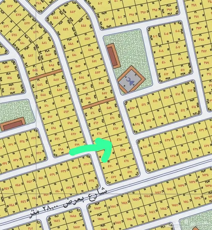 للبيع أرض في شمال جدة طيبة الفرعية الوداد بسعر مناسب 1