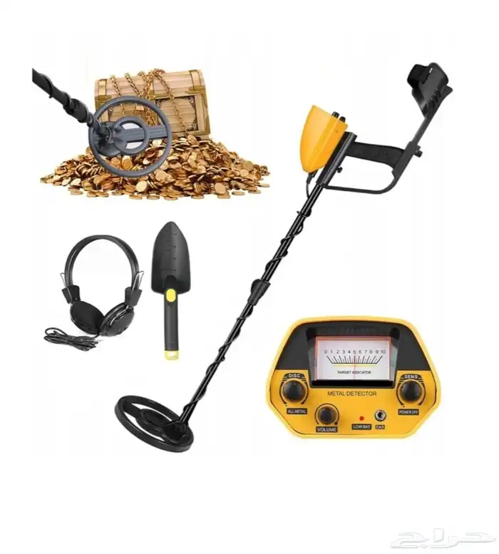 جهاز كشف المعادن الاصلي عالي الدقه يوجد توصيل لجميع المناطق 2