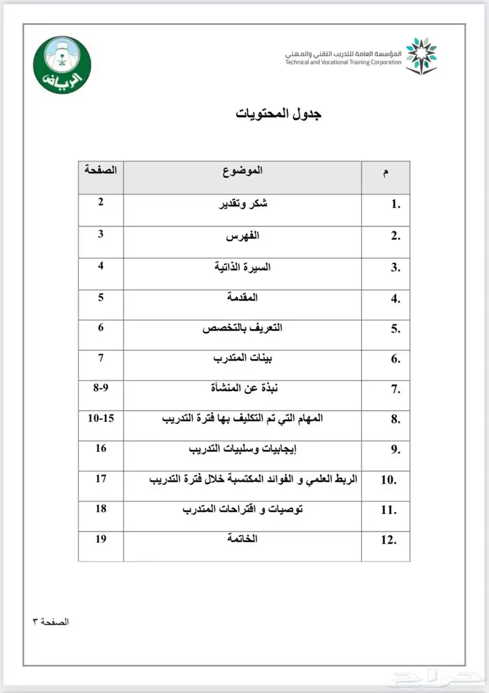 كتابة تقرير التدريب التعاوني باحترافية وسرعة 0