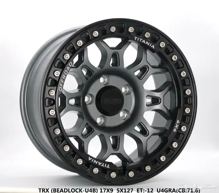 جنوط رانجلر تيتانيوم اصلي مقاس 17 7