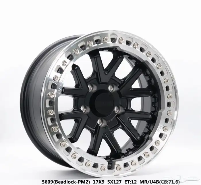 جنوط رانجلر تيتانيوم اصلي مقاس 17 5