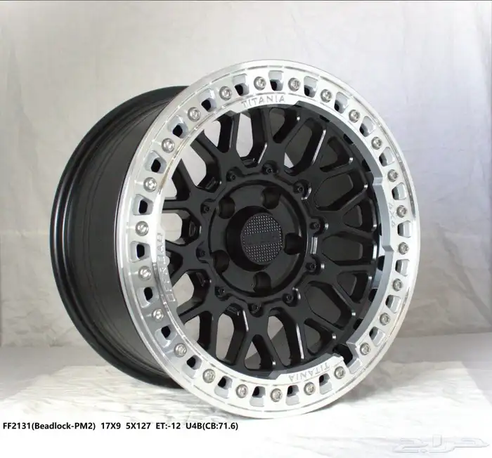 جنوط رانجلر تيتانيوم اصلي مقاس 17 8