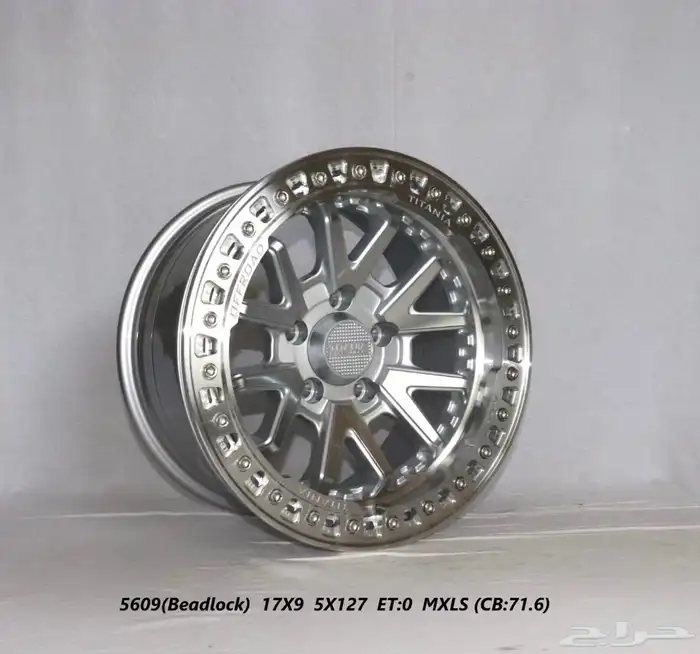 جنوط رانجلر تيتانيوم اصلي مقاس 17 2