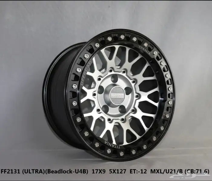 جنوط رانجلر تيتانيوم اصلي مقاس 17 1