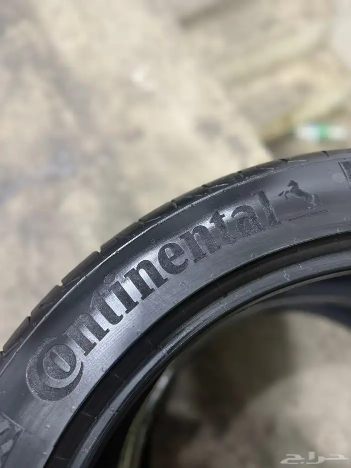 265 45 21 طقم كفرات كونتننتال نضيف ومشروطة وكالة انفنتي 3