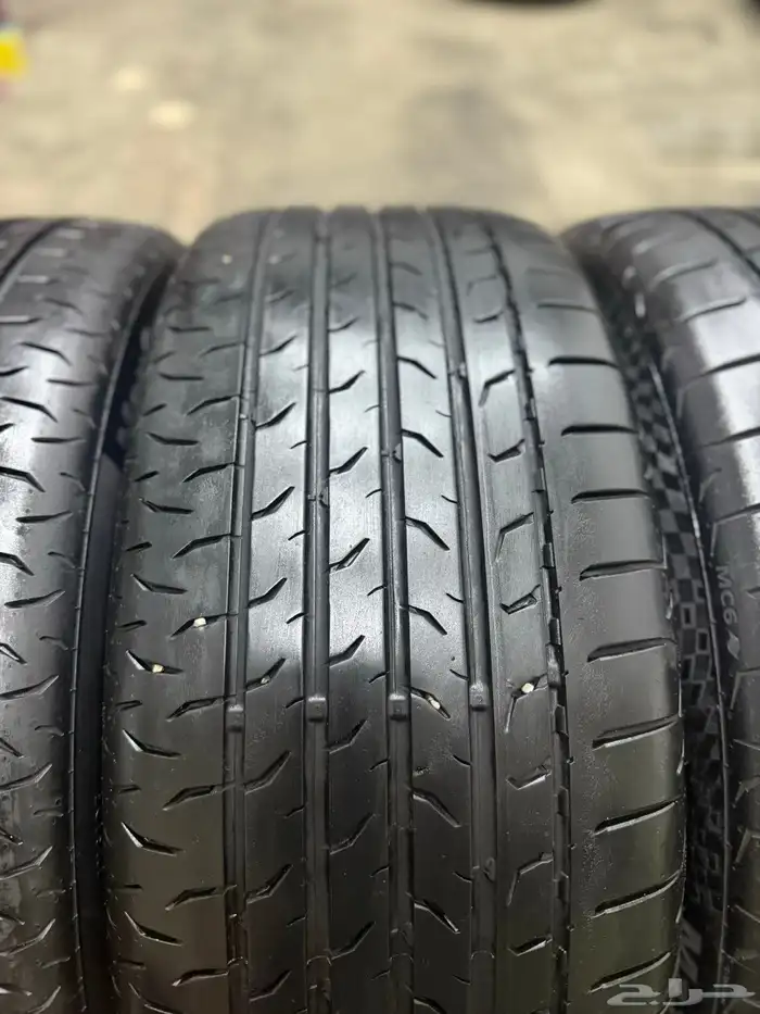 265 45 21 طقم كفرات كونتننتال نضيف ومشروطة وكالة انفنتي 0