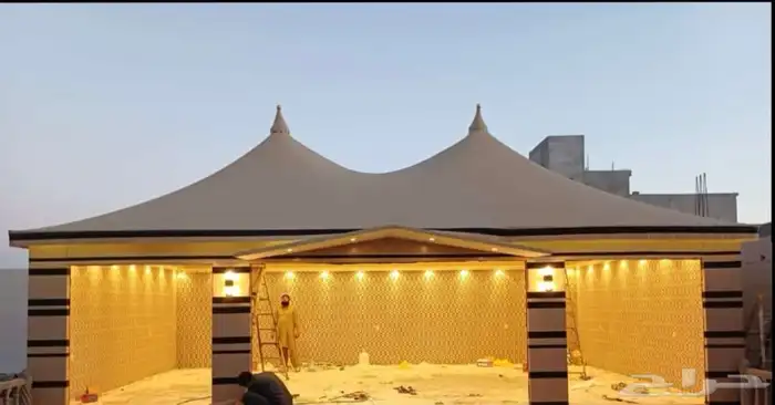 محل بن قحطان بيوت شعر قرميد 8