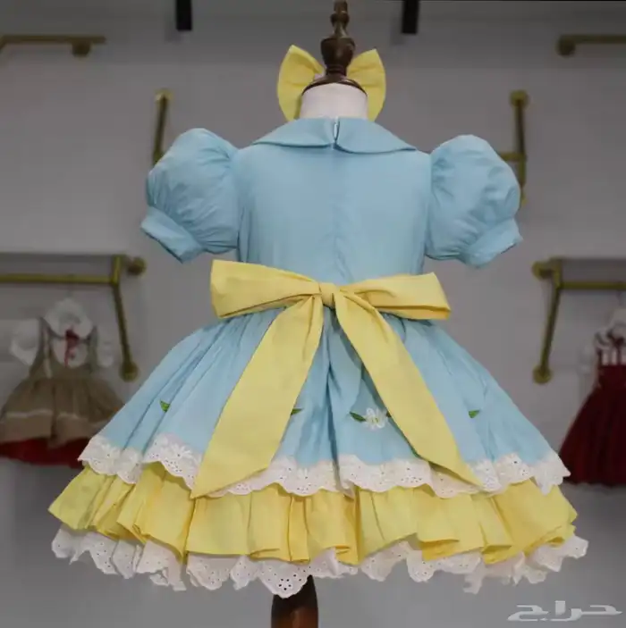 فستان طفله عمر سنه الي سنه ونص 0