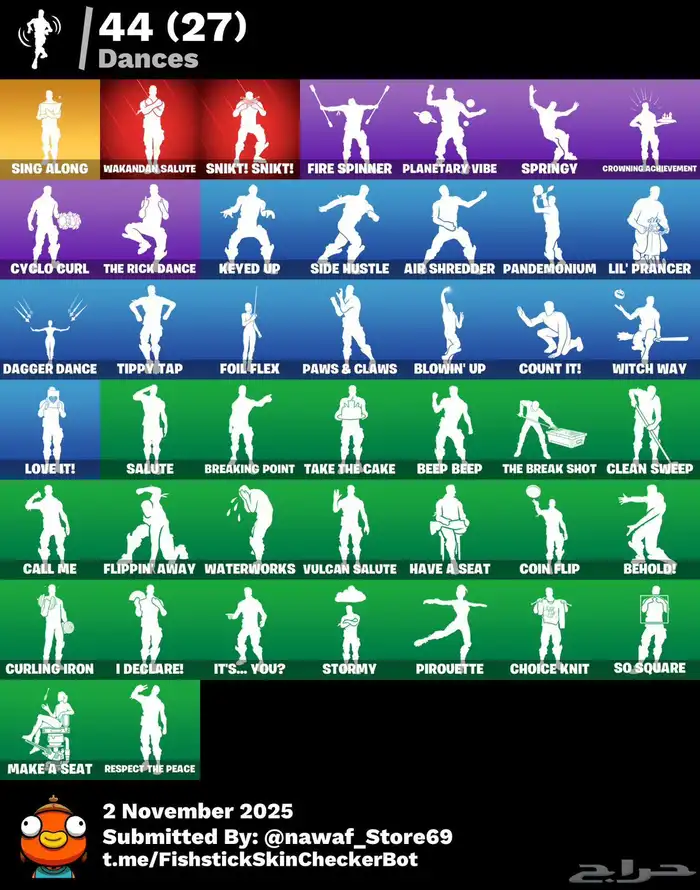 حساب فورت نايت مايدس الذهبي (انباع) 1