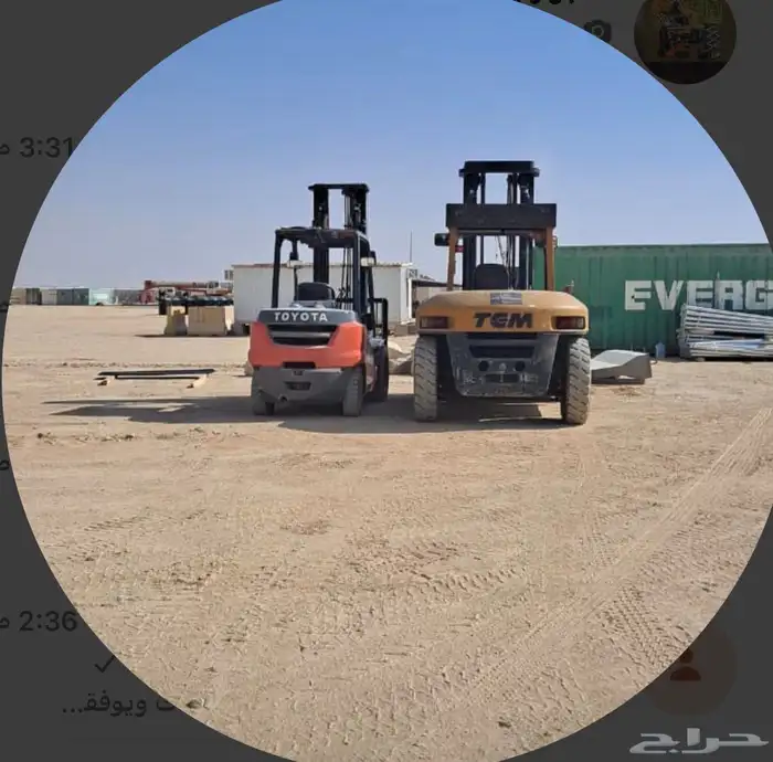 تاجير رافعه شوكيه سكينه كرين بوكلين صغير منيللايجار بالرياض 0