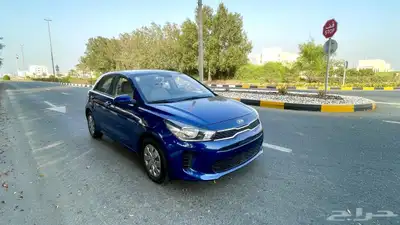 كيا ريو هاتشباك لون ازرق نص فل مديل 2020 index