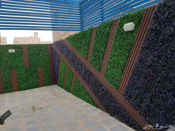 عشب صناعي جداري وأرضي. توريد وتركيب وخامات عاليه الجوده 2