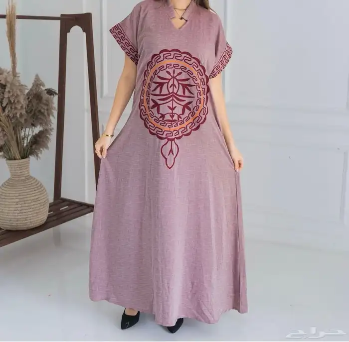 جلابيات كتان جميلة 5