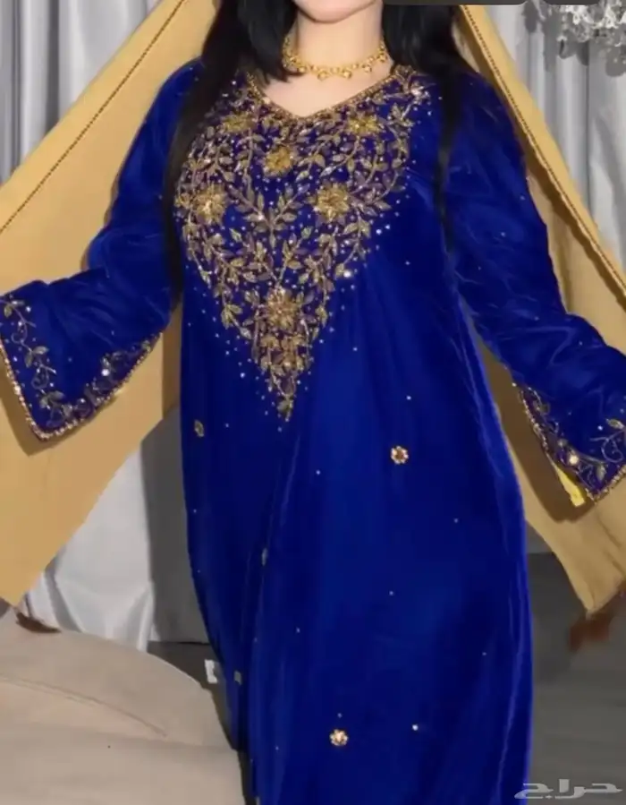 جلابيات فخمة مخمل شتويه 4