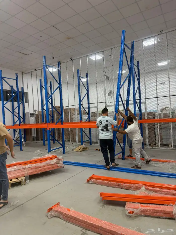 رفوف تخزين وارفف مستودعات 1