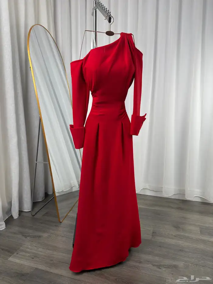 فستان سهره أحمر 4