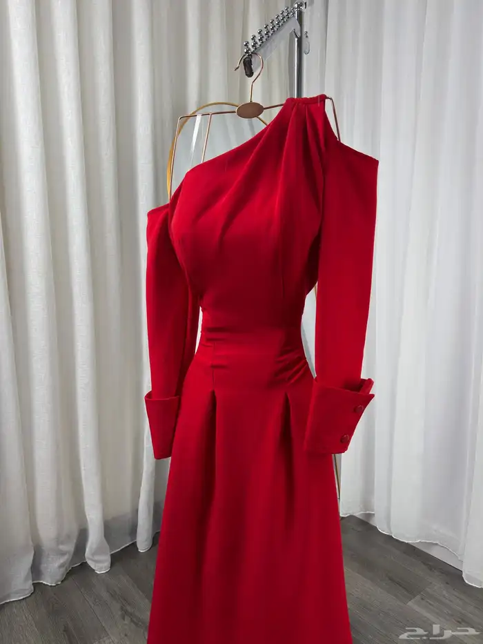 فستان سهره أحمر 3