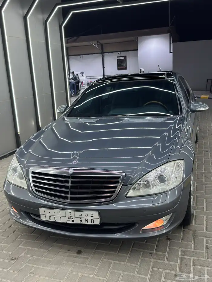مرسيدس اس 350 موديل 2007 مخزن عداد 135 0