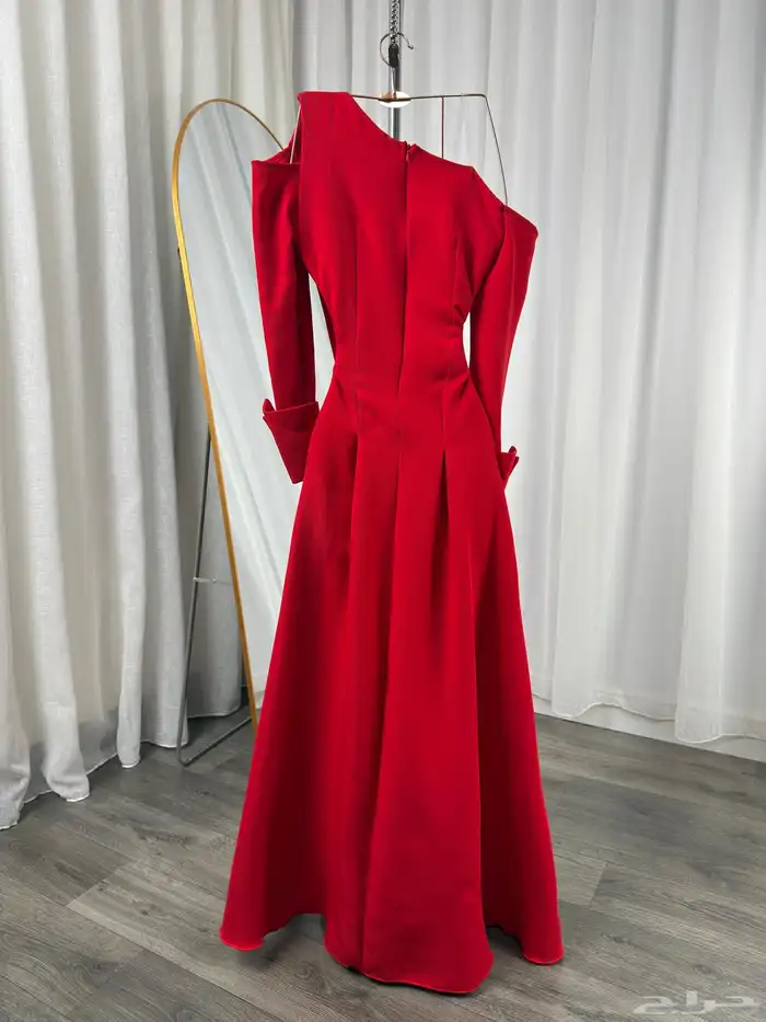 فستان سهره أحمر 6