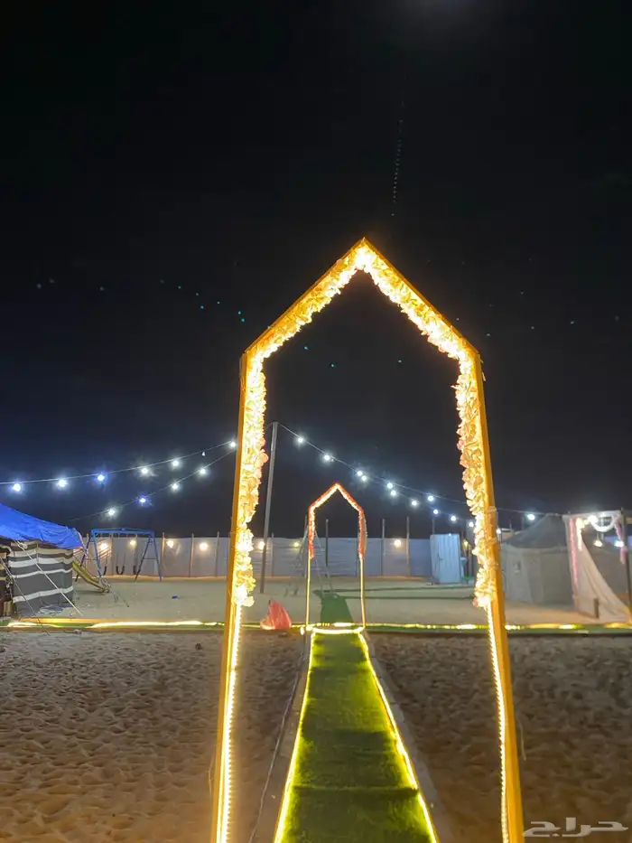 مخيم متكامل قسمين شبه جديد للبيع الدمام 3