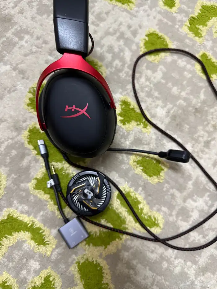 سماعه هايبر اكس كلاود 3 و مبرد و وصله . 1