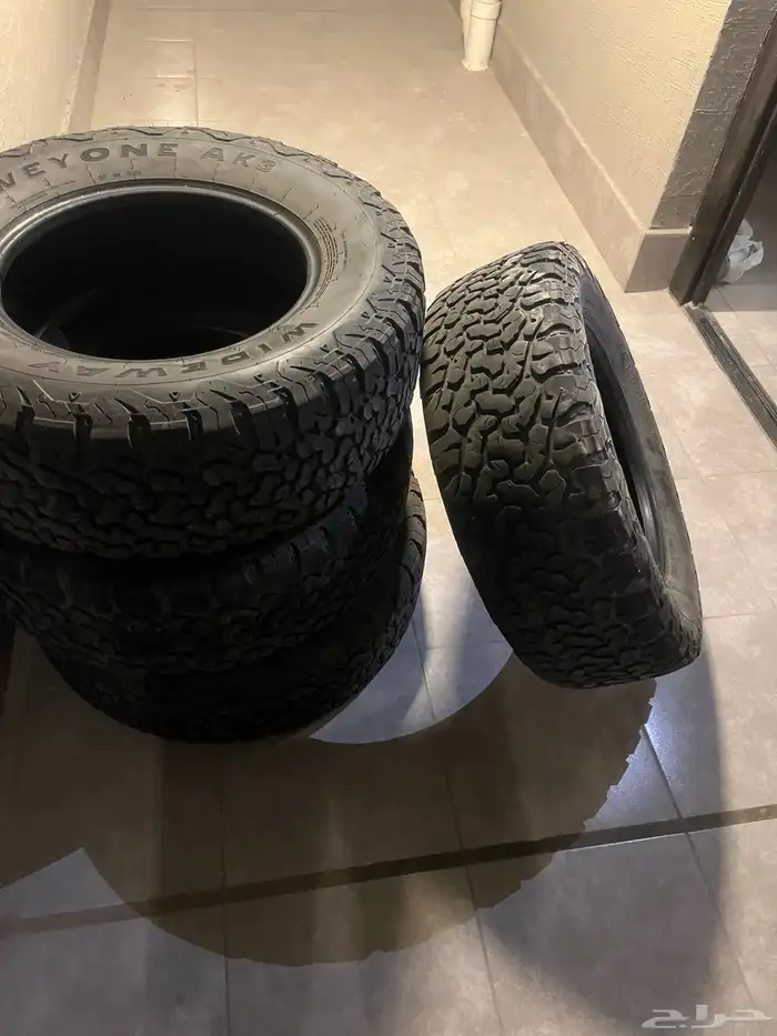 كفرات تاريخ 2023   37 اسبوع مقاس 265 70 17 2