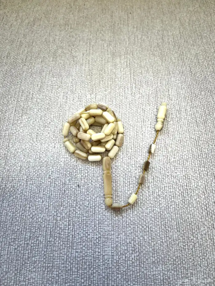 سبحة عظم نعام تمليكة 0