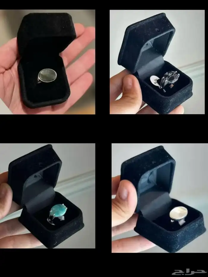 خواتم رجاليه فضه 925 شحن مجاني 3