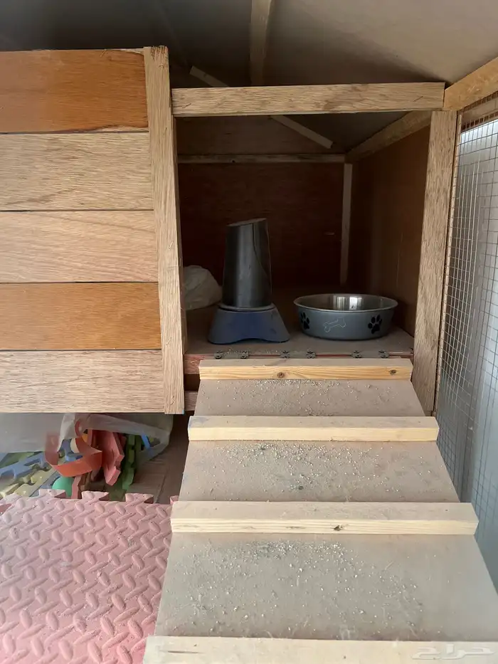 بيت كوخ قفص يصلح ل القطط و الدجاج 1