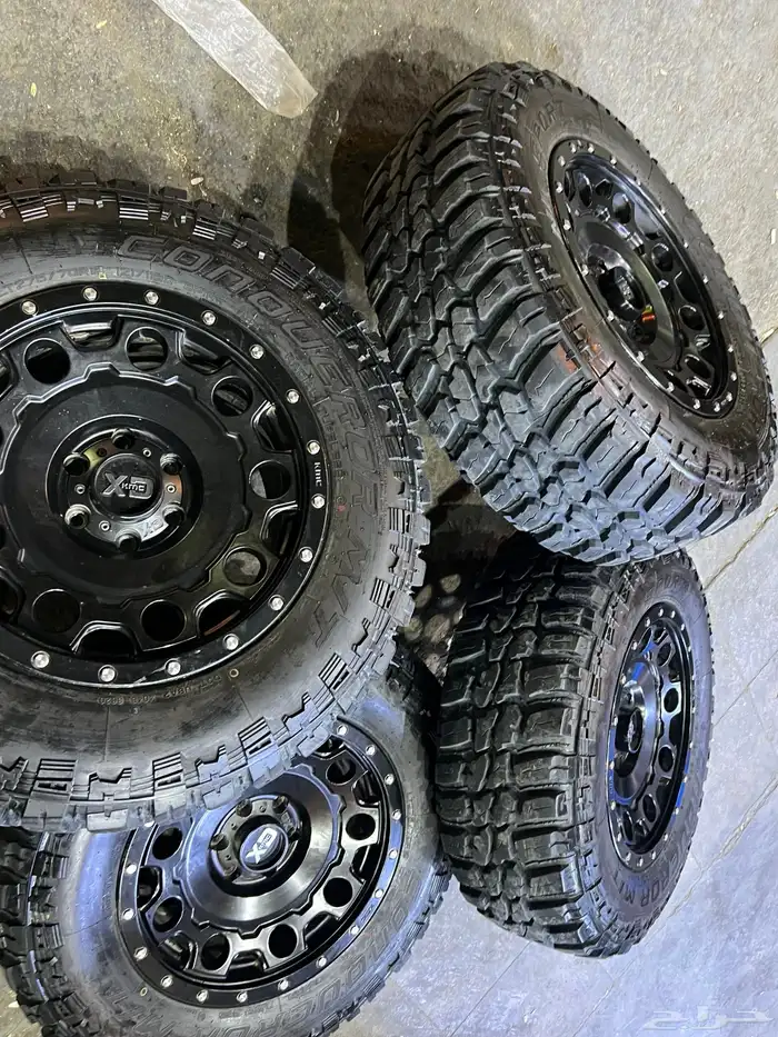 جنوط اكس دي 6 مسمار اصلي فرد f150 مع كفرات حجري مقاس 18 18