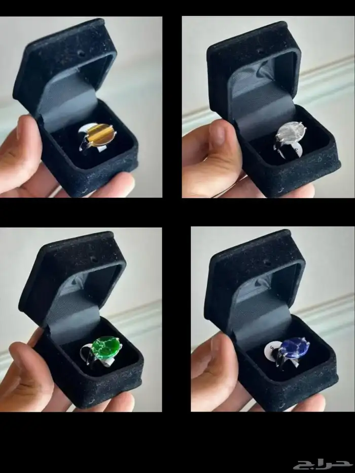 خواتم رجاليه فضه 925 شحن مجاني 2