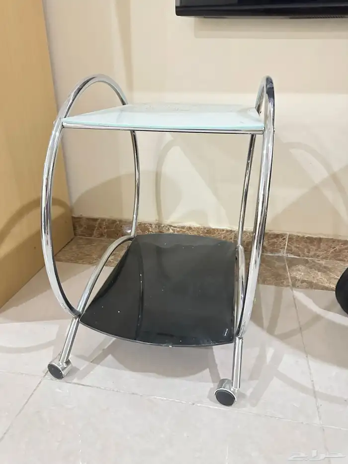 دولاب - طاولة او عربية جانبية زجاج اليوم آخر يوم 7