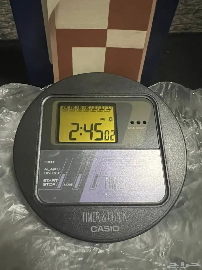 ساعه منبه فنتج ماركه كاسيو يابانيه مخزنه من الزمن الجميل 2