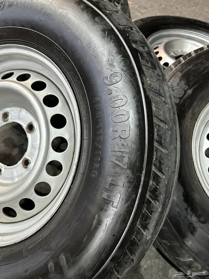 كفرات شاهين هامان مع جنوط هلل خمسه مسمار مقاس 17 جيب 7