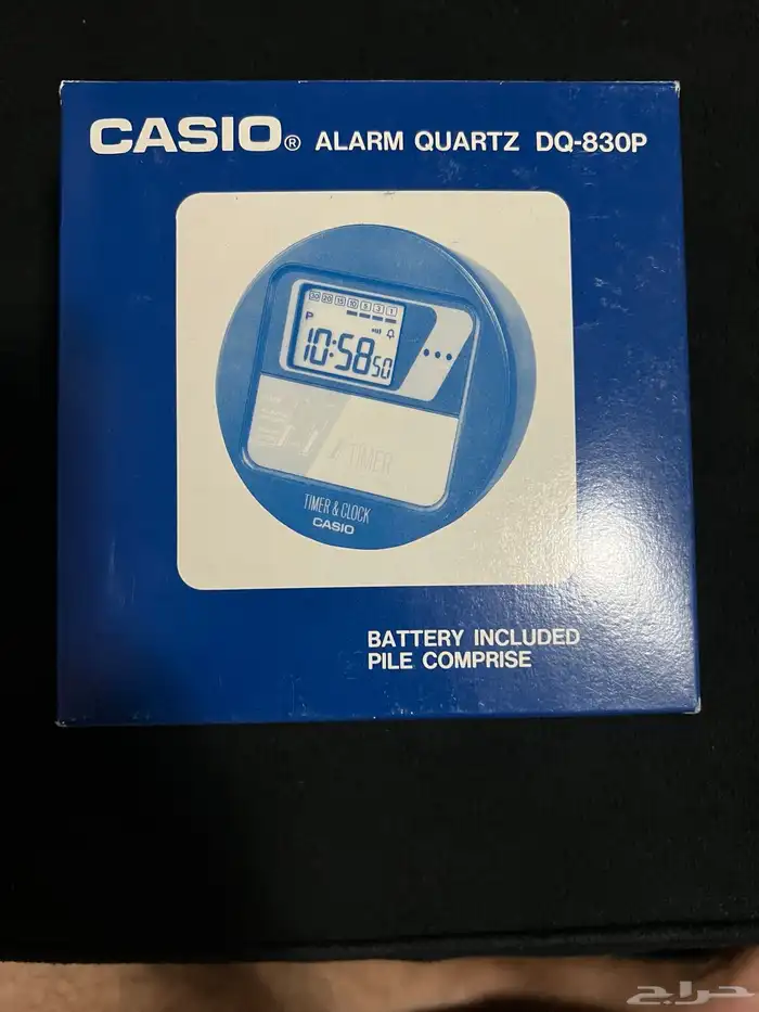 ساعه منبه فنتج ماركه كاسيو يابانيه مخزنه من الزمن الجميل 0