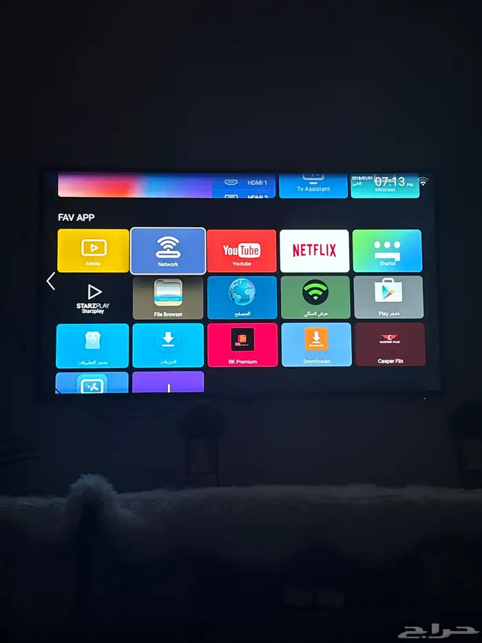 شاشه 65 بوصه نظام اندرويب 1