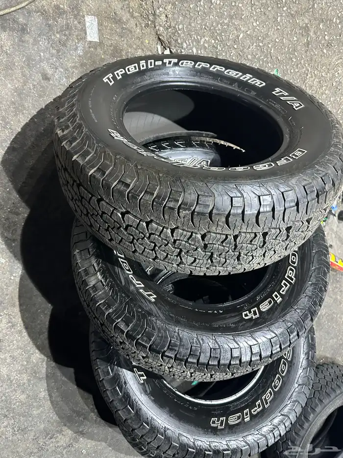 كفرات ربع حجري بي اف مقاس 265 70 17 27