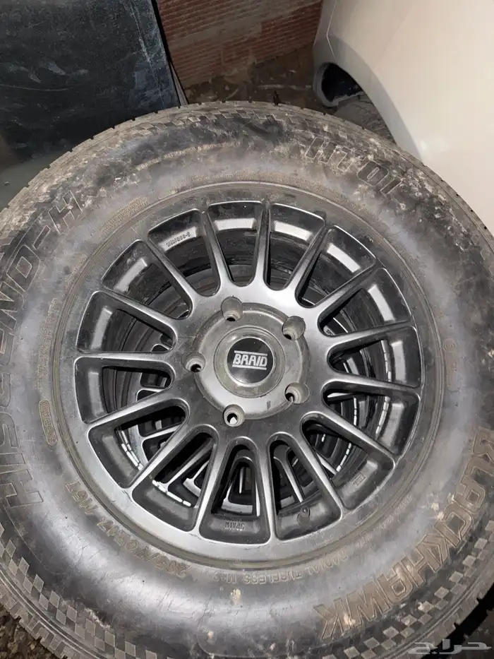 جنوط برايد مع كفرات جدد مقاس17 2