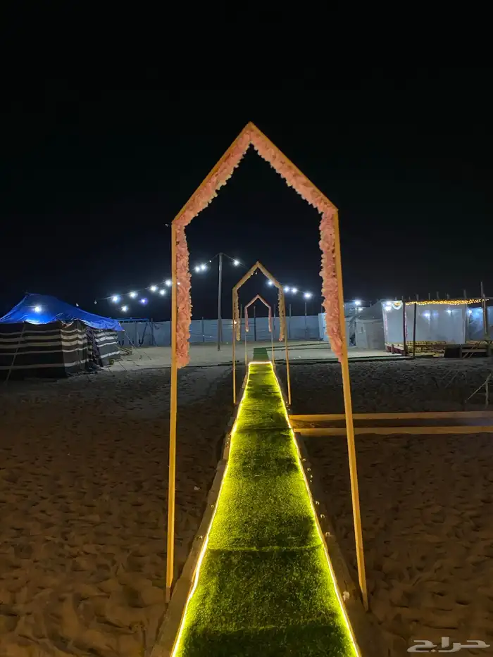 مخيم متكامل قسمين شبه جديد للبيع الدمام 6