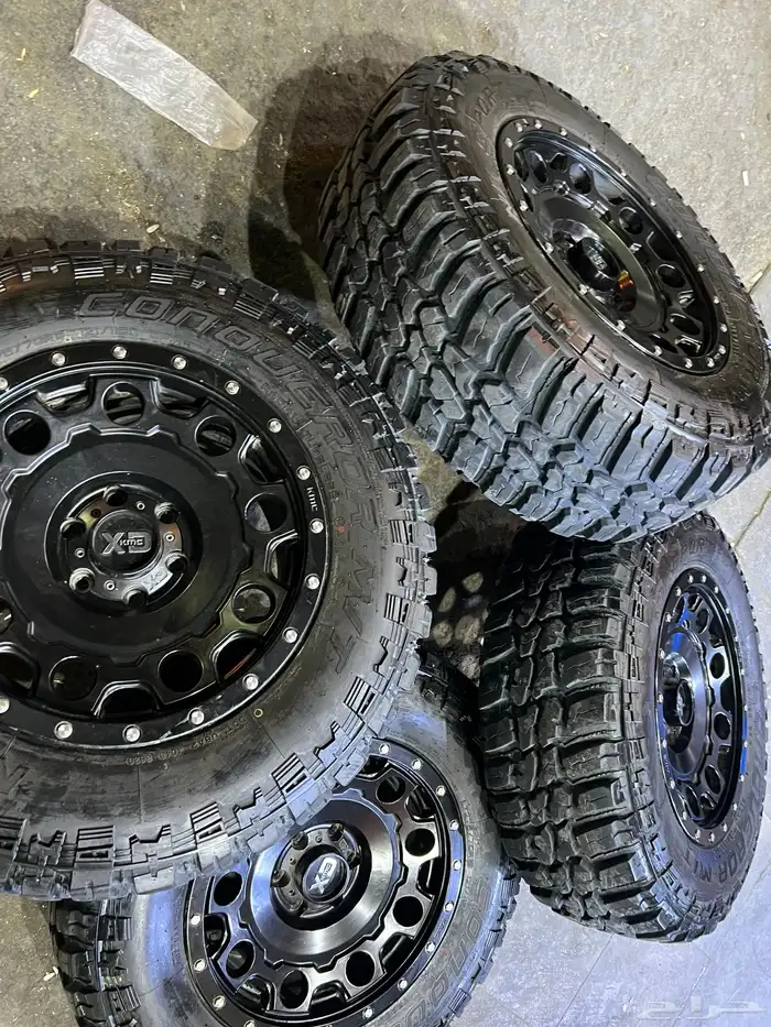 جنوط اكس دي 6 مسمار اصلي فرد f150 مع كفرات حجري مقاس 18 19