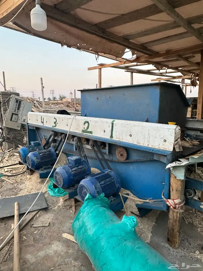 مصنع نشارة للبيع متكامل و شغال 0