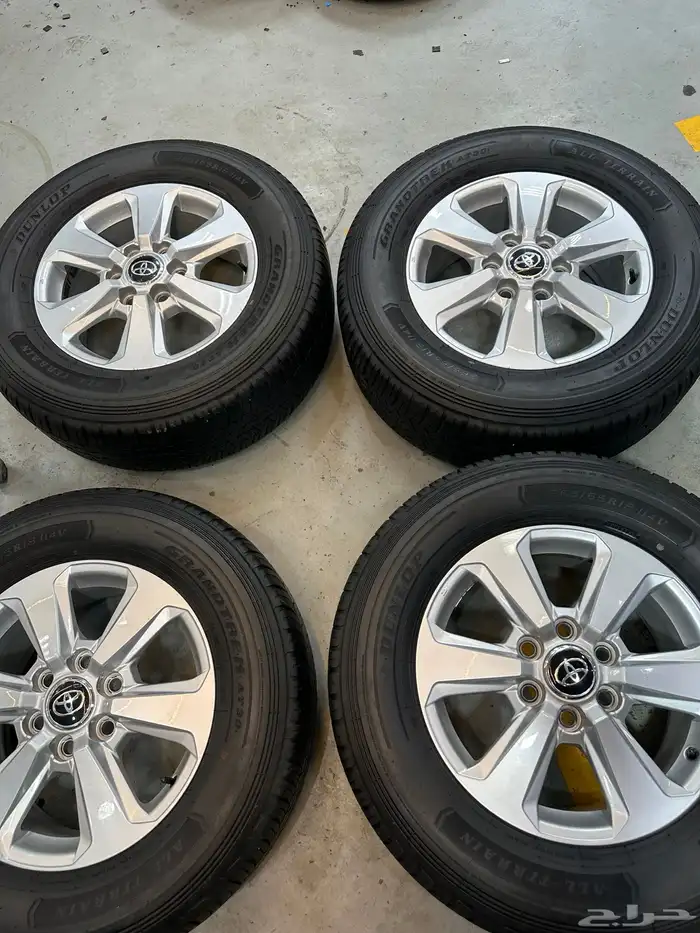 جنوط لاندكروزر 2023 مقاس 18 أصلي وكالة 6