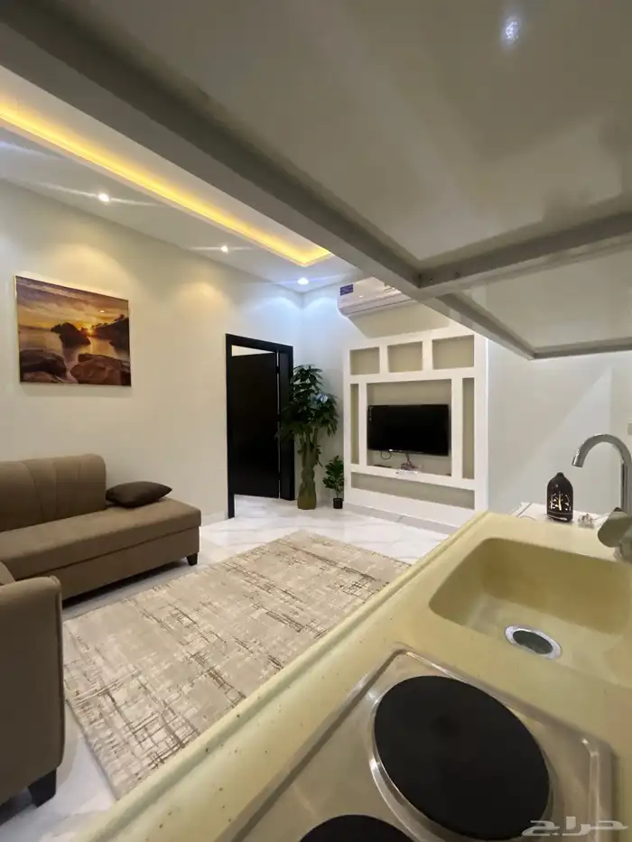 شقق مفروشه غرفه وصاله للايجار الشهري استديو مؤثثه فندقيه 1