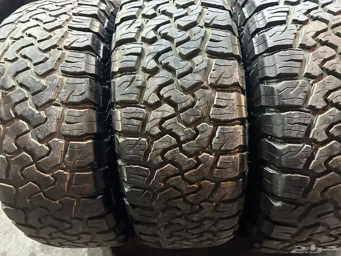 جنوط برايد 6 مسمار مع كفرات حجريه مقاس 17 14