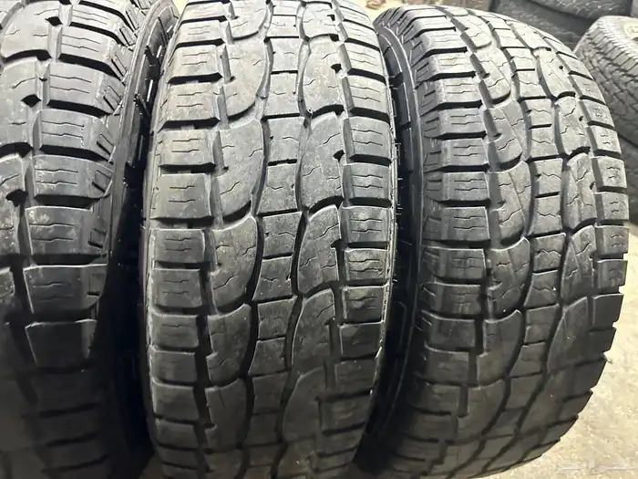 جنوط ميثود نيكل 6 مسمار مع كفرات ربع حجري تيلندي مقاس 17 11